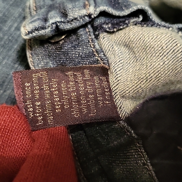 The Limited Denim 917 Trouser jean sz 8S short cotton blend medium wash wide leg - Picture 9 of 10